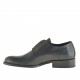 Scarpa derby da uomo stringata in pelle colore nero - Misure disponibili: 36