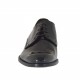 Men's laced-up derby shoe in black patent leather - Available sizes:  36, 37, 38, 46, 47, 48, 49, 50