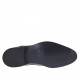 Men's laced-up derby shoe in black patent leather - Available sizes:  36, 37, 38, 46, 47, 48, 49, 50