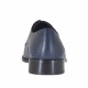 Chaussure derby pour hommes à lacets et bout droit en cuir bleu - Pointures disponibles:  49