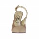 Chanel pour femmes en daim et cuir verni beige talon 10 - Pointures disponibles:  42