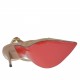 Chanel pour femmes en daim et cuir verni beige talon 10 - Pointures disponibles:  42