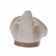 Ballerina da donna in camoscio color tortora tacco 1 - Misure disponibili: 32