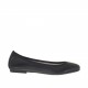 Bailarina para mujer en piel de color negro con tacon 1 - Tallas disponibles:  32