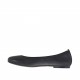 Bailarina para mujer en piel de color negro con tacon 1 - Tallas disponibles:  32