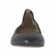 Ballerina da donna in pelle nera tacco 1 - Misure disponibili: 32
