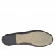 Ballerina da donna in pelle nera tacco 1 - Misure disponibili: 32