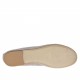 Ballerina da donna in camoscio color tortora tacco 1 - Misure disponibili: 32