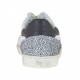 Scarpa stringata da donna in pelle e pelle stampata bianca e nera zeppa 2 - Misure disponibili: 32