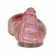 Woman's ballerina shoe in red multicolored printed leather heel 1 - Available sizes:  32
