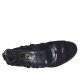 Chaussure ouvert à lacets avec plateforme en daim noir talon 10 - Pointures disponibles:  31