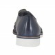 Scarpa derby da uomo stringata e traforata in pelle blu - Misure disponibili: 37, 38, 50