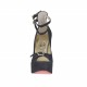 Scarpa aperta da donna con plateau e cinturini in camoscio nero tacco verniciato 13 - Misure disponibili: 42, 46