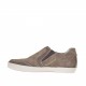 Chaussure sportif pour hommes avec elastiques en daim et cuir marron  - Pointures disponibles:  46