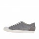 Scarpa sportiva stringata da uomo in tessuto color fumo e pelle grigia - Misure disponibili: 36, 46