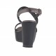 Sandale pour femmes noir et bronze à canon avec plateforme et talon compensé 9 - Pointures disponibles:  42, 43