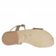 Sandalo da donna bronzo stampato con cinturino e tacco 2 - Misure disponibili: 32
