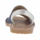 Sandalo da donna stampato blu e argento tacco 1 - Misure disponibili: 32
