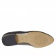 Decolté da donna in pelle nera tacco 3 - Misure disponibili: 32