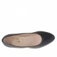 Decolté da donna in pelle nera tacco 3 - Misure disponibili: 32