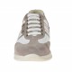 Scarpa stringata sportiva da uomo in camoscio taupe e pelle bianca, rossa e verde - Misure disponibili: 36