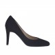 Decolté da donna in camoscio nero tacco 8 - Misure disponibili: 31