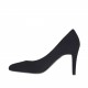 Decolté da donna in camoscio nero tacco 8 - Misure disponibili: 31
