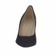 Decolté da donna in camoscio nero tacco 8 - Misure disponibili: 31