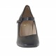 Decolté da donna con cinturino in pelle nera tacco 8 - Misure disponibili: 31