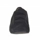 Zapato para mujer con elastico en gamuza elaborada negra cuña 3 - Tallas disponibles:  33, 42, 43