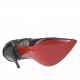 Escarpin pour femmes en cuir et daim noir et cuir imprimé gris talon 10 - Pointures disponibles:  32, 42