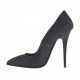 Escarpin noir scintillant pour femmes talon 10 - Pointures disponibles:  32
