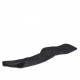 Woman's boot in black suede and elastic material heel 10 - Available sizes:  31