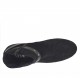 Botines pour femmes avec fermeture éclair, elastique, boucle et goujons en daim et cuir noir talon 2 - Pointures disponibles:  33