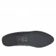 Bailarina a punta para mujer en piel negra brillante tacon 1 - Tallas disponibles:  32