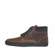 Zapato deportivo para hombre con cordones en piel marron - Tallas disponibles:  46