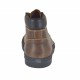 Zapato deportivo para hombre con cordones en piel marron - Tallas disponibles:  46
