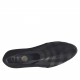 Zapato alto al tobillo con elasticos para mujer en gamuza y gamuza imprimida escocésa negra tacon 7 - Tallas disponibles:  45