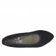Ballerina da donna con punta sfilata in camoscio nero tacco 1 - Misure disponibili: 32