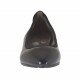 Woman's pointy ballerina shoe in black patent leather heel 1 - Available sizes:  32