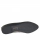 Woman's pointy ballerina shoe in black patent leather heel 1 - Available sizes:  32