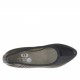 Woman's pointy ballerina shoe in black patent leather heel 1 - Available sizes:  32