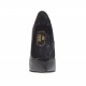 Escarpin pour femmes avec plateforme en cuir verni noir avec talon 11 - Pointures disponibles:  42