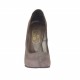 Decolté da donna con plateau in camoscio taupe tacco 11 - Misure disponibili: 42