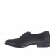 Zapato derby para mujer con cordones en piel negra tacon 2 - Tallas disponibles:  32
