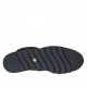 Woman's ankle boot with zipper in black elastic suede wedge heel 4 - Available sizes:  32