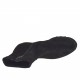Botines para mujer con cremallera en gamuza elastica negra cuña 4 - Tallas disponibles:  32