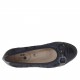 Ballerina da donna con accessorio in velluto e vernice nera zeppa 3 - Misure disponibili: 32