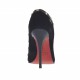 Decolté da donna con fascetta in camoscio e vernice nera con borchie tacco 10 - Misure disponibili: 42