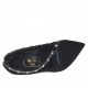 Decolté da donna con fascetta in camoscio e vernice nera con borchie tacco 10 - Misure disponibili: 42